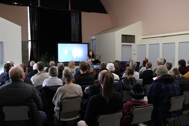 Residents attended a Habitat Kit workshop in Woodend to learn about nest boxes and local flora and fauna