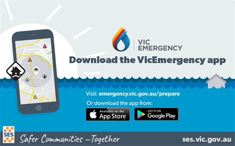 Download the Vic Emergency app