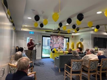 Graeme's 100th birthday