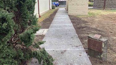 Completed footpath upgrade