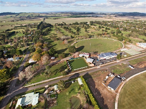Romsey sports precinct photo for the Community Sports Oval webpage