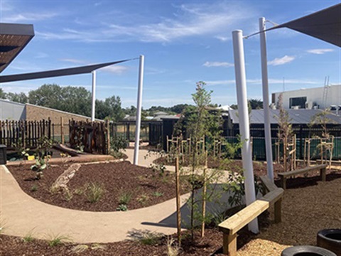Kyneton Kindergarten outside area