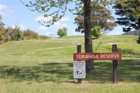 Turanga Reserve sign